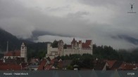 Archiv Foto Webcam Füssen: Blick auf das Hohe Schloss 06:00