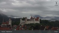 Archiv Foto Webcam Füssen: Blick auf das Hohe Schloss 07:00