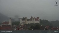 Archiv Foto Webcam Füssen: Blick auf das Hohe Schloss 08:00