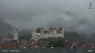 Archiv Foto Webcam Füssen: Blick auf das Hohe Schloss 14:00