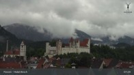Archiv Foto Webcam Füssen: Blick auf das Hohe Schloss 06:00