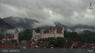 Archiv Foto Webcam Füssen: Blick auf das Hohe Schloss 07:00