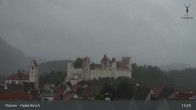 Archiv Foto Webcam Füssen: Blick auf das Hohe Schloss 12:00