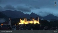 Archiv Foto Webcam Füssen: Blick auf das Hohe Schloss 00:00