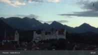 Archiv Foto Webcam Füssen: Blick auf das Hohe Schloss 00:00
