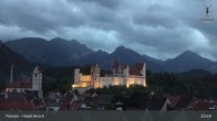 Archiv Foto Webcam Füssen: Blick auf das Hohe Schloss 00:00