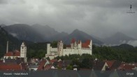 Archiv Foto Webcam Füssen: Blick auf das Hohe Schloss 07:00