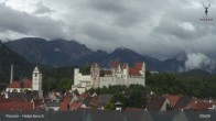 Archiv Foto Webcam Füssen: Blick auf das Hohe Schloss 08:00