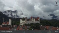 Archiv Foto Webcam Füssen: Blick auf das Hohe Schloss 10:00