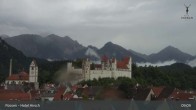Archiv Foto Webcam Füssen: Blick auf das Hohe Schloss 08:00