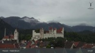 Archiv Foto Webcam Füssen: Blick auf das Hohe Schloss 07:00