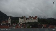 Archiv Foto Webcam Füssen: Blick auf das Hohe Schloss 12:00