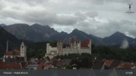 Archiv Foto Webcam Füssen: Blick auf das Hohe Schloss 06:00