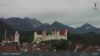 Archiv Foto Webcam Füssen: Blick auf das Hohe Schloss 07:00