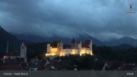 Archiv Foto Webcam Füssen: Blick auf das Hohe Schloss 00:00