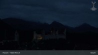 Archiv Foto Webcam Füssen: Blick auf das Hohe Schloss 04:00