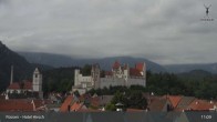 Archiv Foto Webcam Füssen: Blick auf das Hohe Schloss 10:00