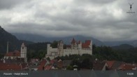 Archiv Foto Webcam Füssen: Blick auf das Hohe Schloss 12:00