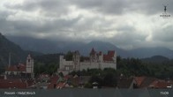 Archiv Foto Webcam Füssen: Blick auf das Hohe Schloss 14:00