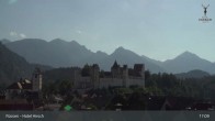 Archiv Foto Webcam Füssen: Blick auf das Hohe Schloss 16:00
