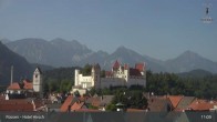 Archiv Foto Webcam Füssen: Blick auf das Hohe Schloss 10:00