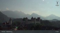 Archiv Foto Webcam Füssen: Blick auf das Hohe Schloss 16:00