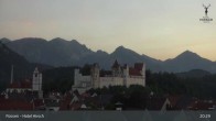 Archiv Foto Webcam Füssen: Blick auf das Hohe Schloss 00:00
