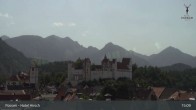 Archiv Foto Webcam Füssen: Blick auf das Hohe Schloss 14:00