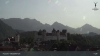Archiv Foto Webcam Füssen: Blick auf das Hohe Schloss 16:00
