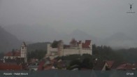 Archiv Foto Webcam Füssen: Blick auf das Hohe Schloss 08:00