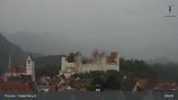 Archiv Foto Webcam Füssen: Blick auf das Hohe Schloss 09:00