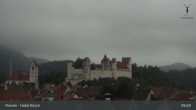 Archiv Foto Webcam Füssen: Blick auf das Hohe Schloss 08:00