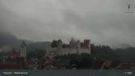 Archiv Foto Webcam Füssen: Blick auf das Hohe Schloss 10:00