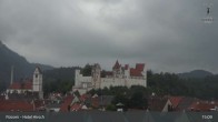 Archiv Foto Webcam Füssen: Blick auf das Hohe Schloss 14:00