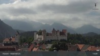 Archived image Webcam High Palace in Füssen 12:00