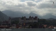 Archived image Webcam High Palace in Füssen 14:00