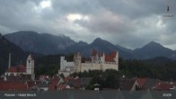 Archiv Foto Webcam Füssen: Blick auf das Hohe Schloss 00:00