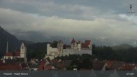 Archiv Foto Webcam Füssen: Blick auf das Hohe Schloss 07:00