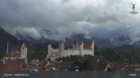 Archiv Foto Webcam Füssen: Blick auf das Hohe Schloss 15:00