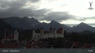 Archiv Foto Webcam Füssen: Blick auf das Hohe Schloss 16:00