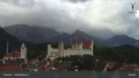 Archiv Foto Webcam Füssen: Blick auf das Hohe Schloss 09:00