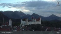 Archived image Webcam High Palace in Füssen 18:00