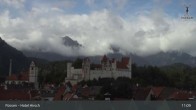 Archiv Foto Webcam Füssen: Blick auf das Hohe Schloss 10:00