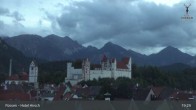 Archived image Webcam High Palace in Füssen 00:00