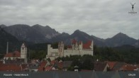 Archived image Webcam High Palace in Füssen 08:00
