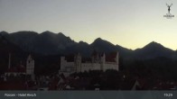 Archiv Foto Webcam Füssen: Blick auf das Hohe Schloss 00:00