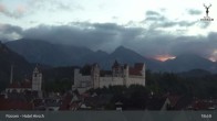 Archiv Foto Webcam Füssen: Blick auf das Hohe Schloss 00:00