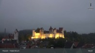 Archiv Foto Webcam Füssen: Blick auf das Hohe Schloss 04:00