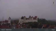 Archiv Foto Webcam Füssen: Blick auf das Hohe Schloss 07:00