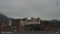 Archiv Foto Webcam Füssen: Blick auf das Hohe Schloss 10:00